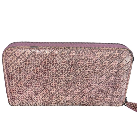 Bottega Veneta Handbags - Bottega Vaneta snake skin wallet